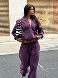 SIGNATURE SWEATPANTS - Plum