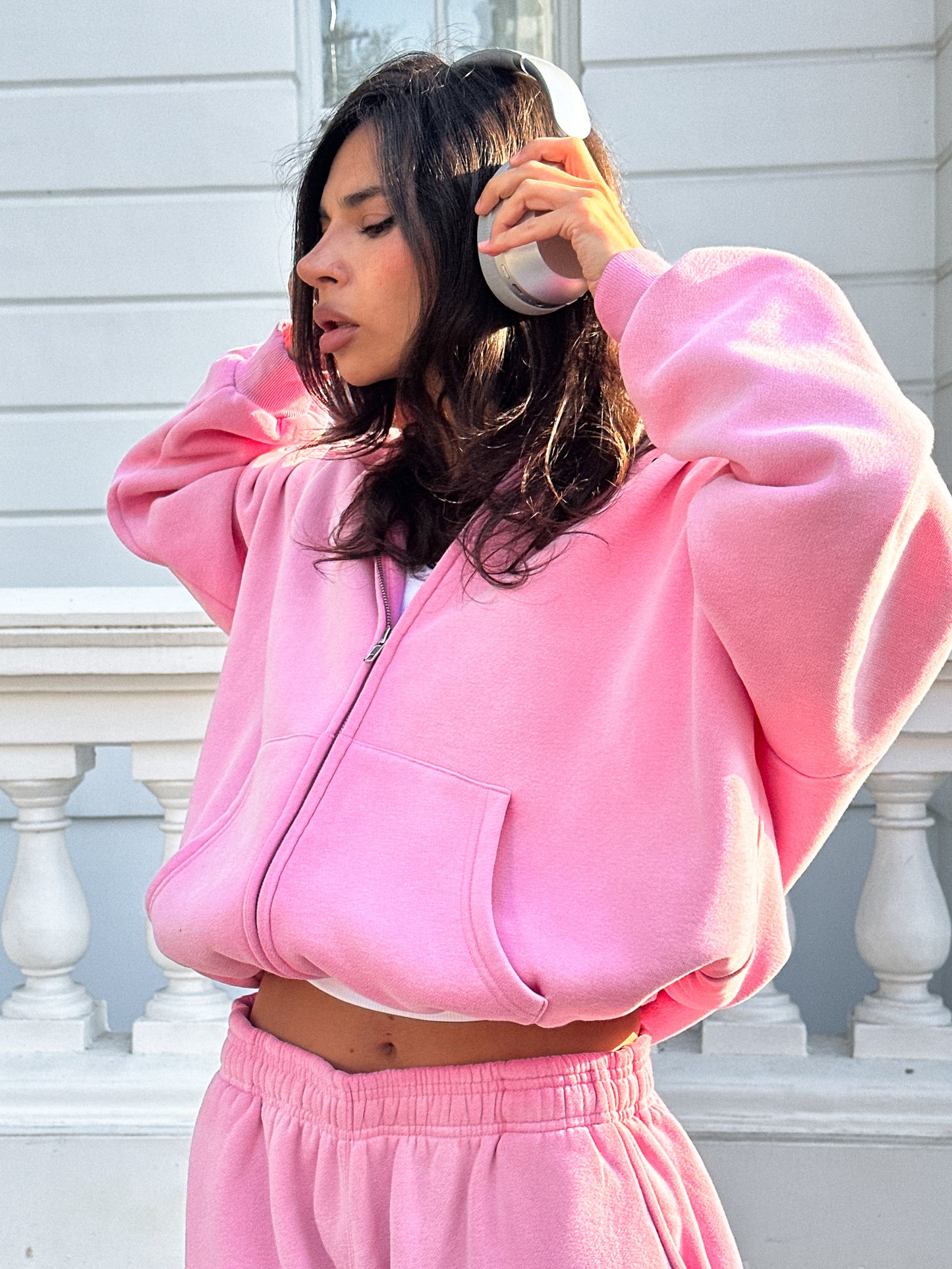SIGNATURE HOODY - Pink