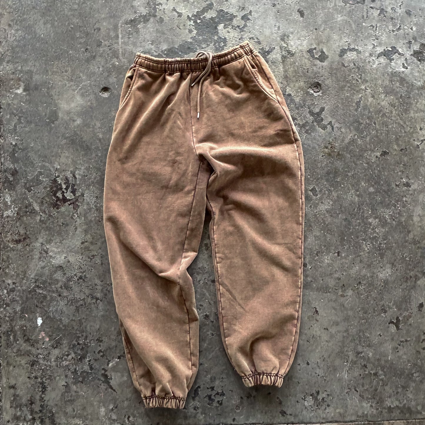 VINTAGE SWEATPANTS - Washed Brown