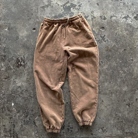 VINTAGE SWEATPANTS - Washed Brown