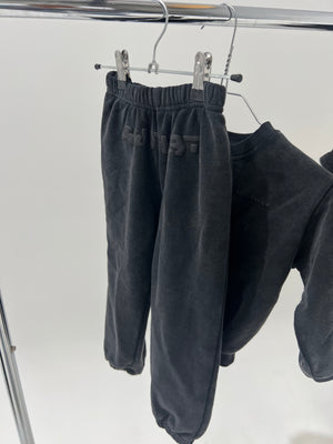 MINI DISTORT SWEATPANTS - Washed Black