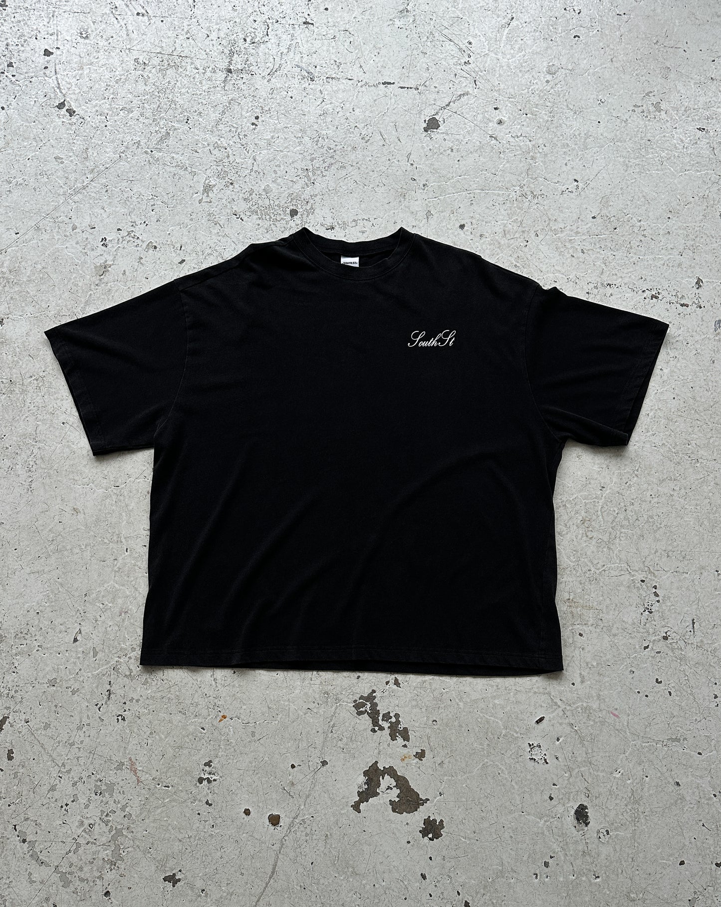 SIGNATURE TEE - Washed Black