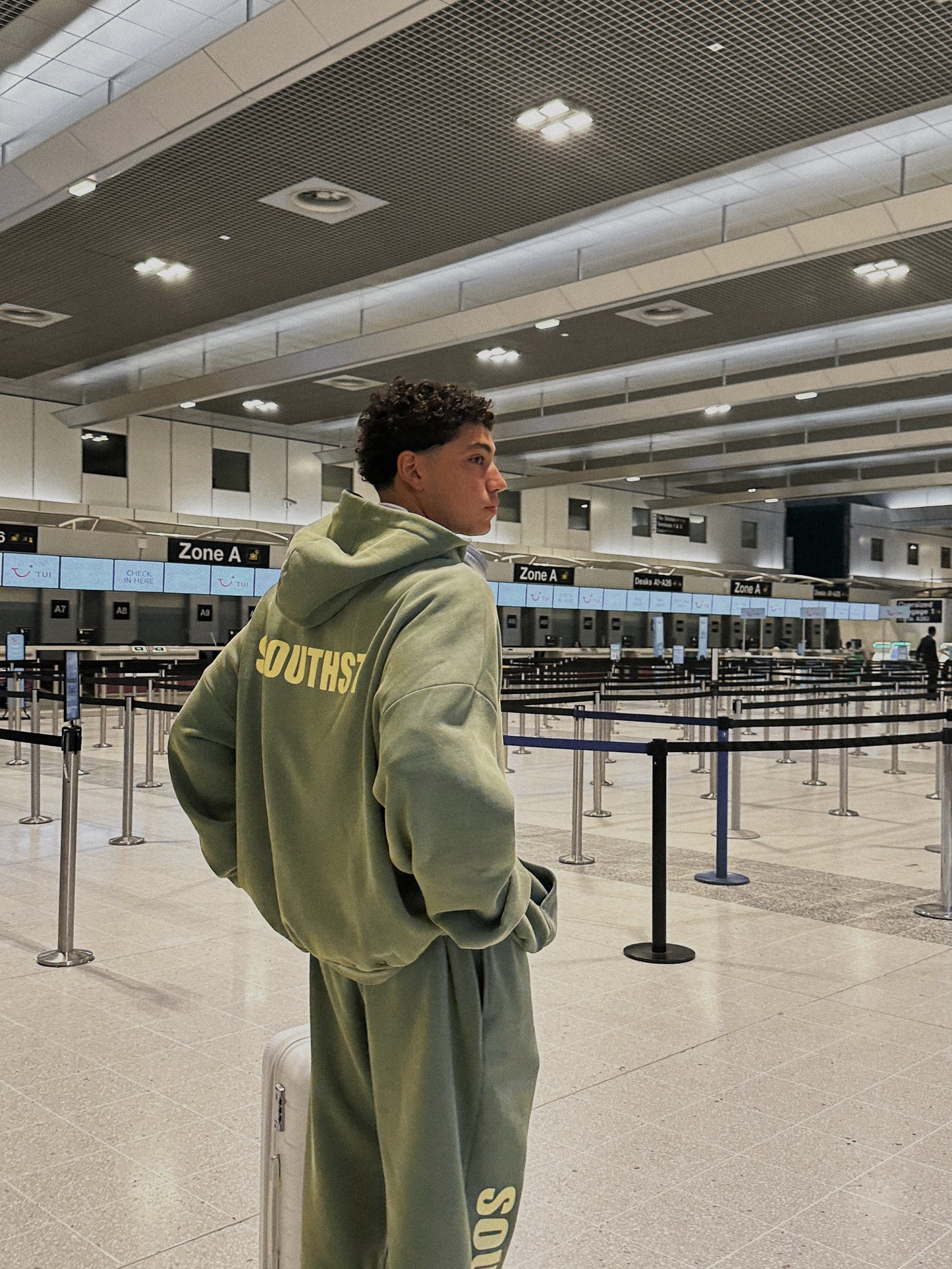 "4AM" SWEATPANTS - Washed Green