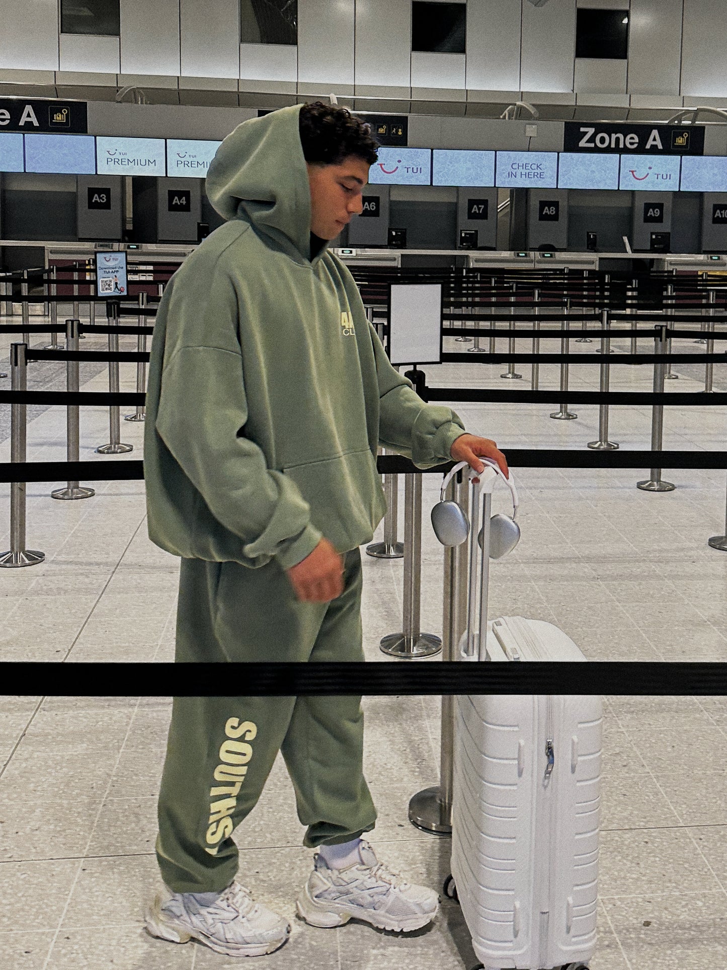 "4AM" SWEATPANTS - Washed Green