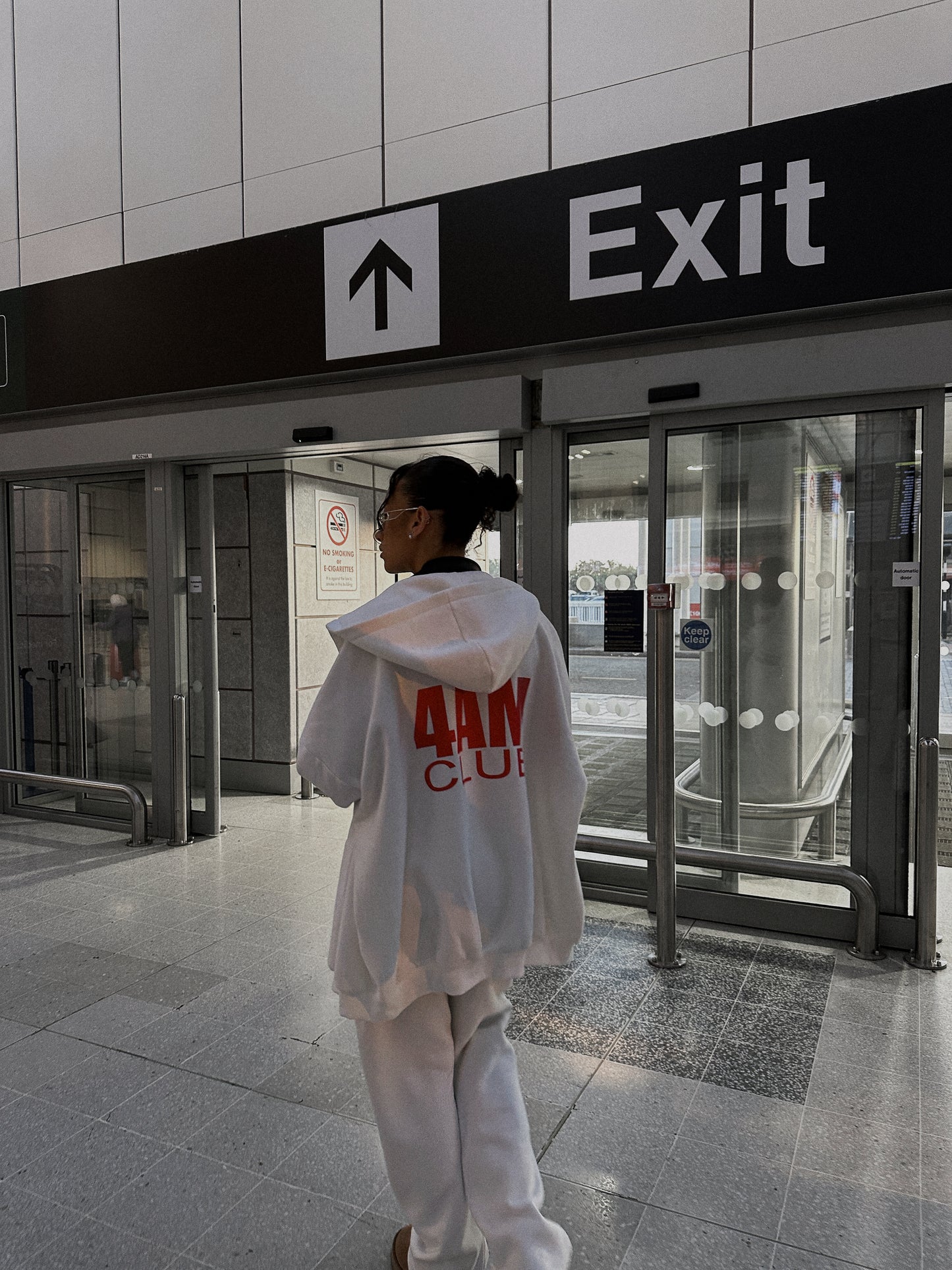 4AM ZIP HOODY - Off White