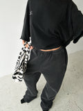 SIGNATURE TEE - Washed Black