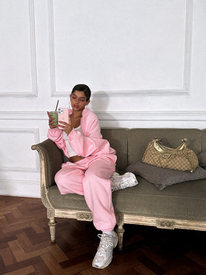 "DISTORT" SWEATPANTS - Pink