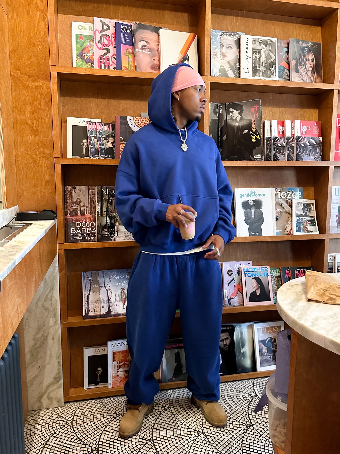 SIGNATURE HOODY - Blue