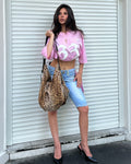 CASEY X SST MESH TEE - PINK