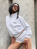 SST TRACK SWEATER - White