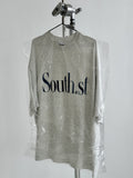 SOUTH TEE - Marl Grey / Navy