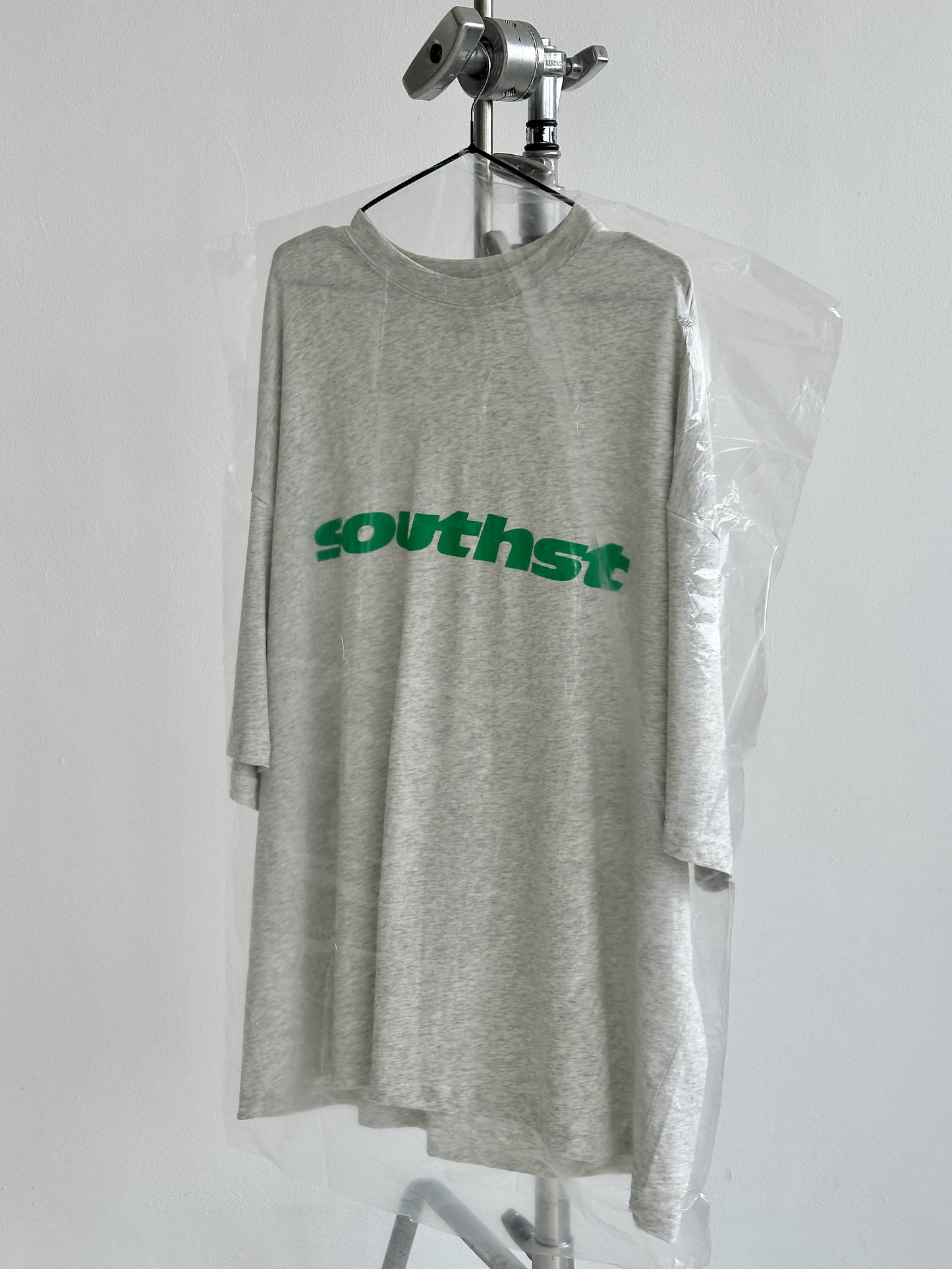 SOUTH TEE - Marl Grey / Green