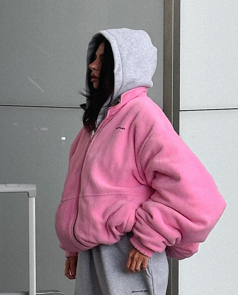 SST REVERSIBLE CAMO/ PINK FLEECE JACKET - PRE ORDER