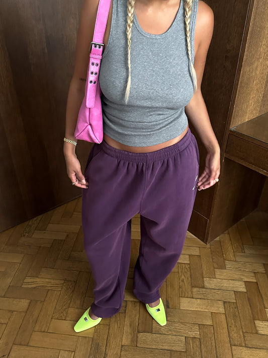 SIGNATURE SWEATPANTS - Plum