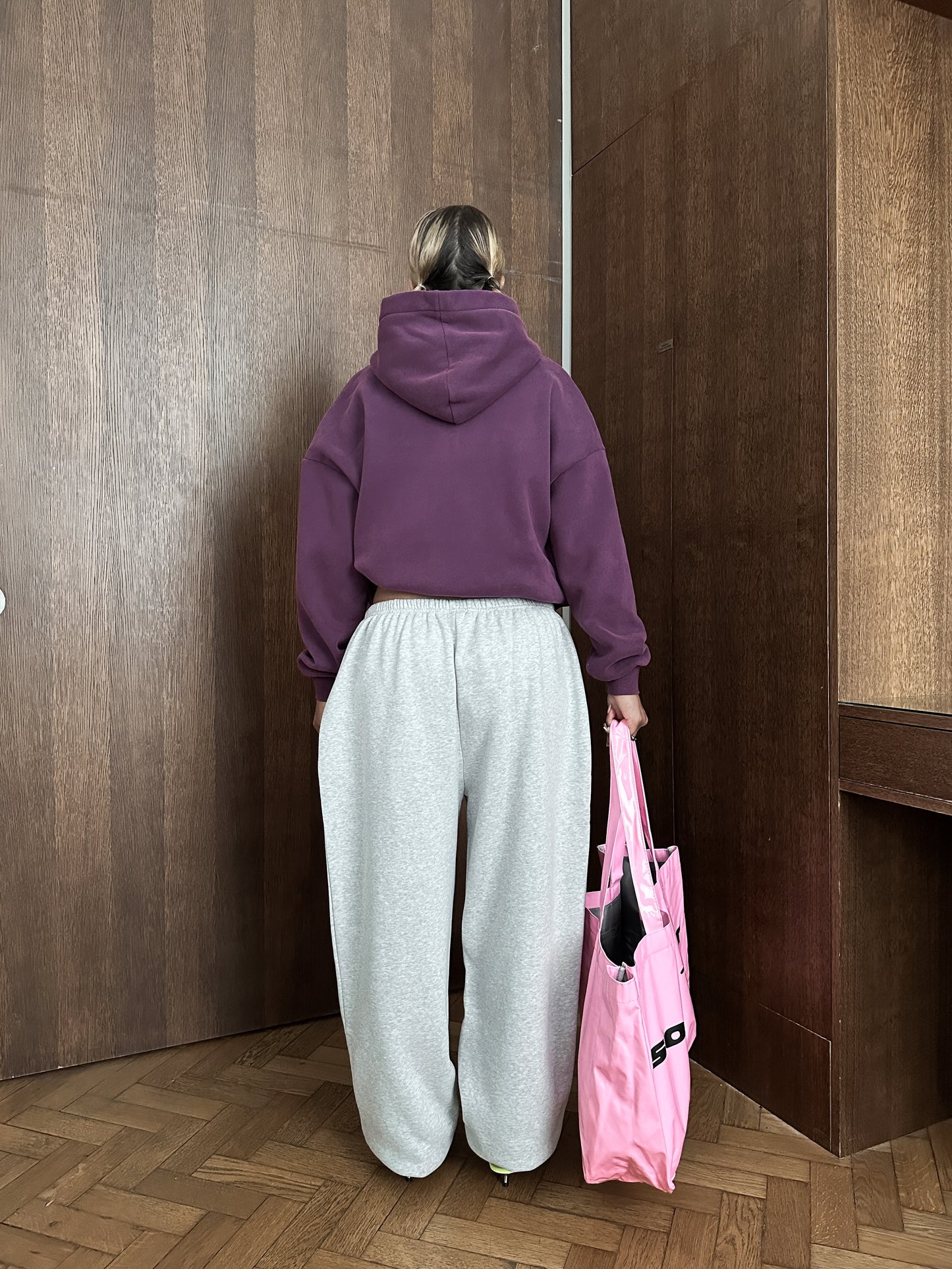 SIGNATURE HOODY - Plum