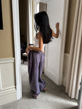 SST CUFFED SWEATPANTS - Washed Navy Grey