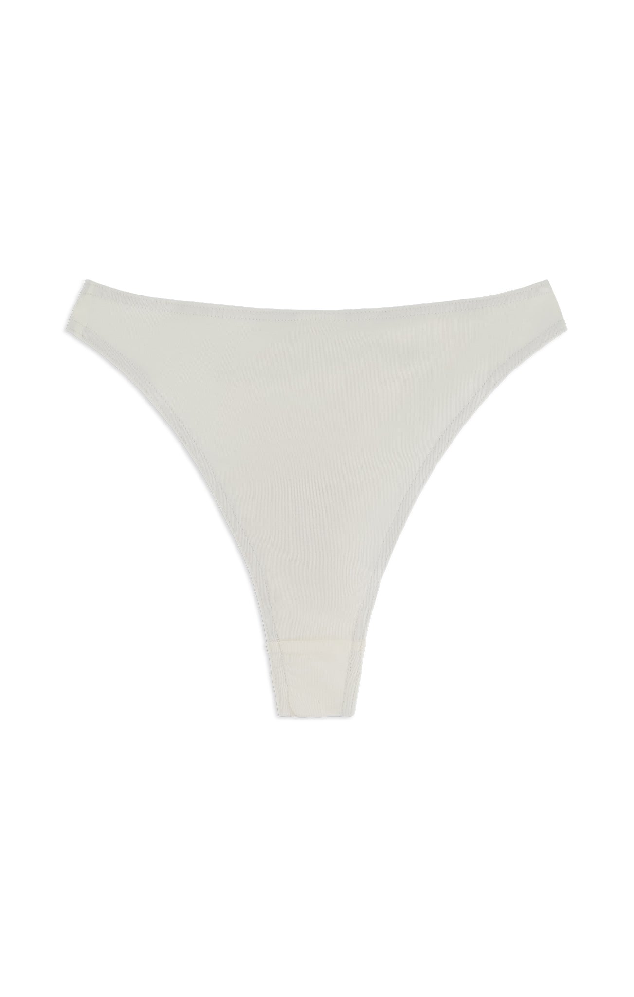 MANNERS THONG - White/Brown