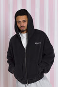 SIGNATURE HOODY - Washed Black