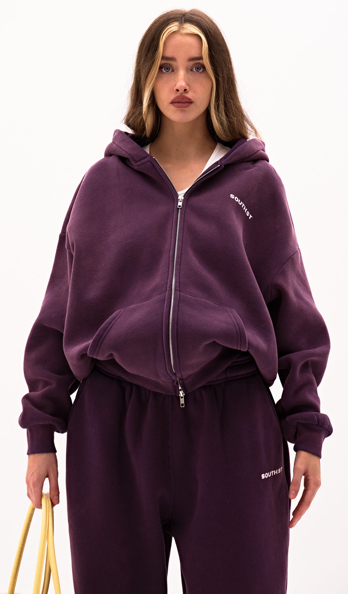 SIGNATURE HOODY - Plum
