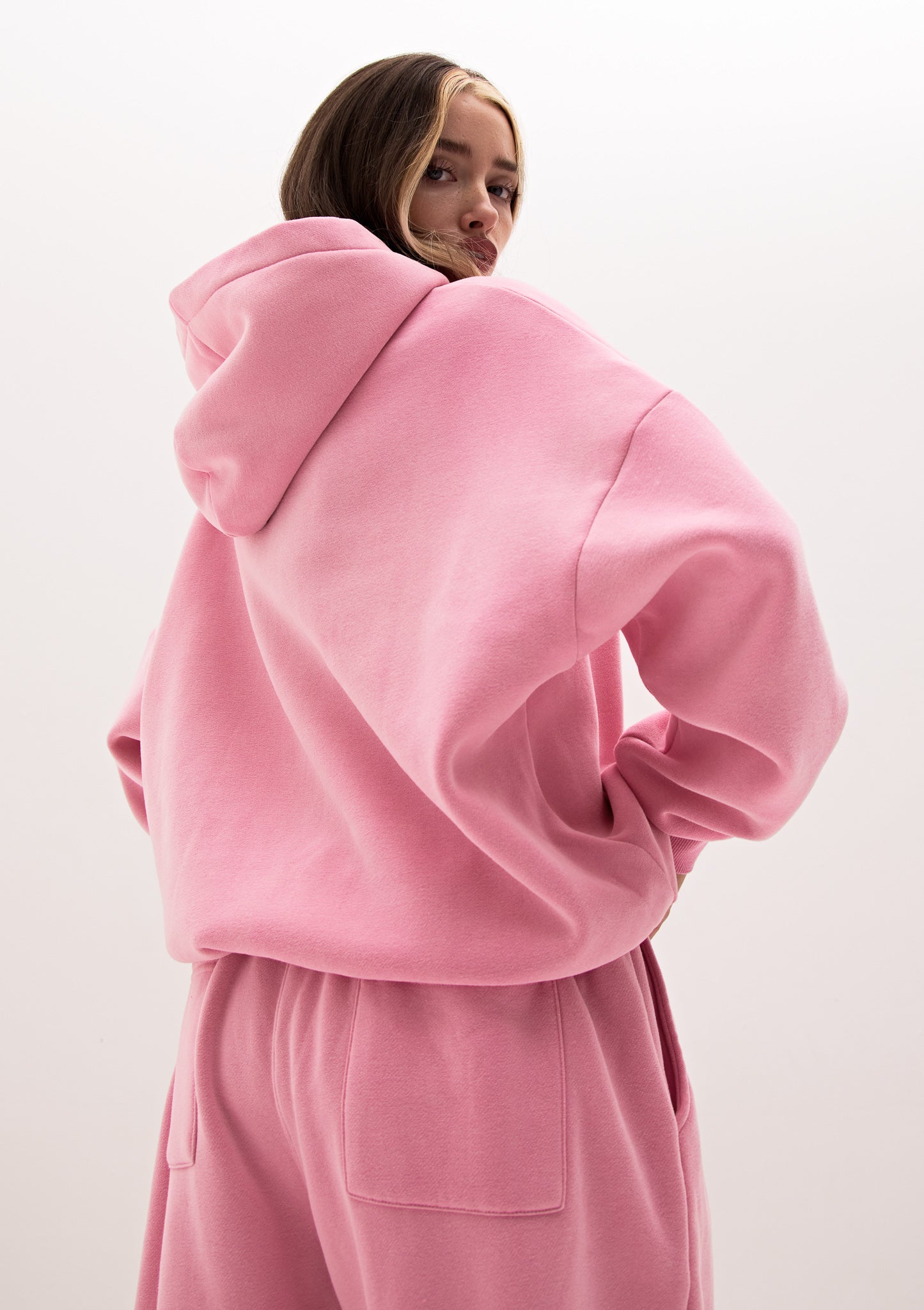 SIGNATURE HOODY - Pink