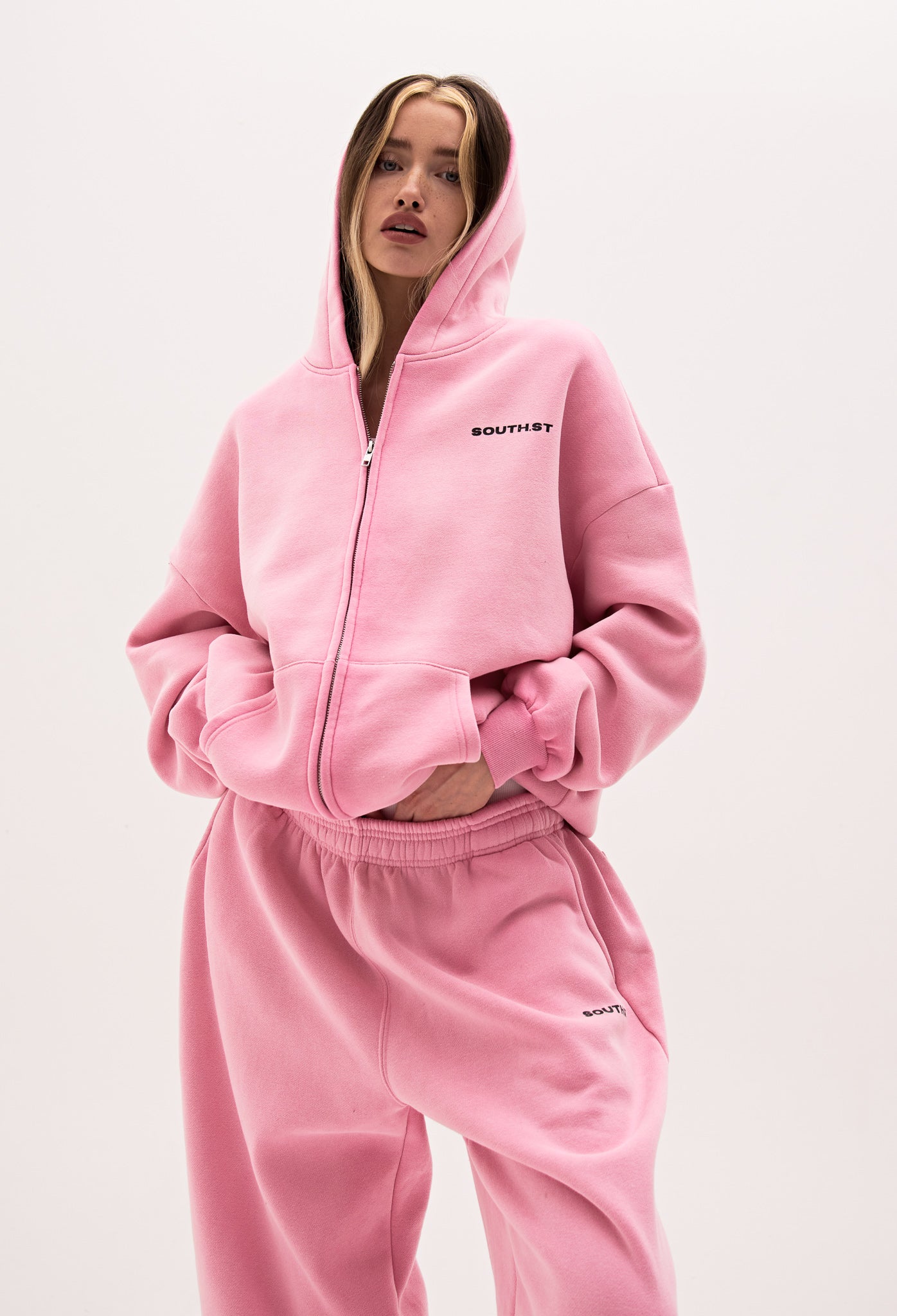 SIGNATURE HOODY - Pink