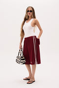 SST MESH SHORTS LONG - Wine