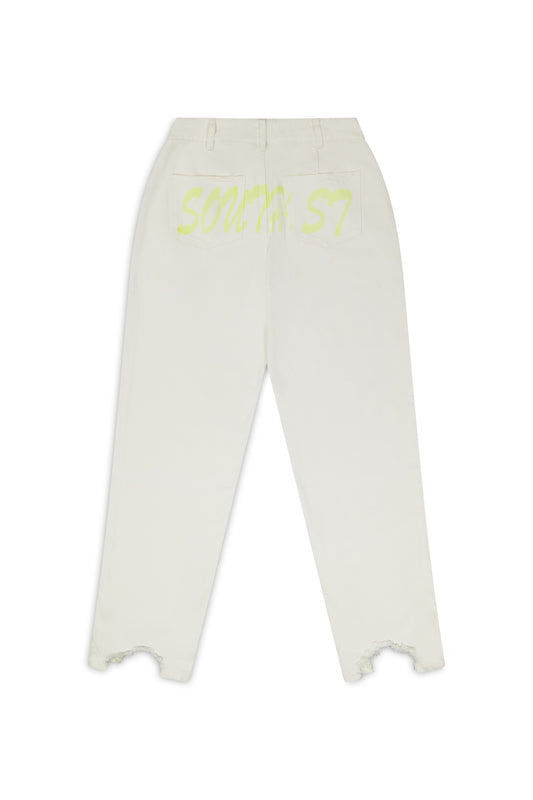 SIGNED JEANS - White