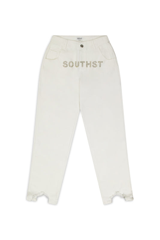 SIGNED JEANS - White