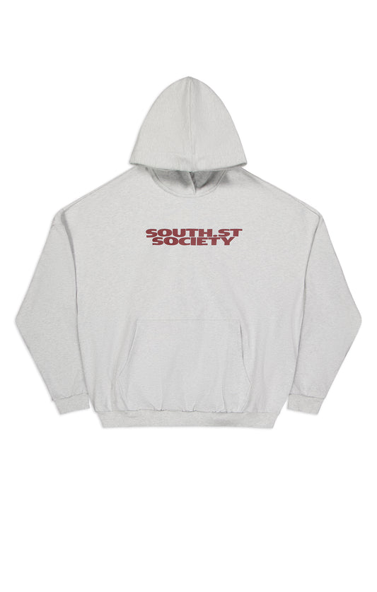 SOCIETY HOODY - Marl grey