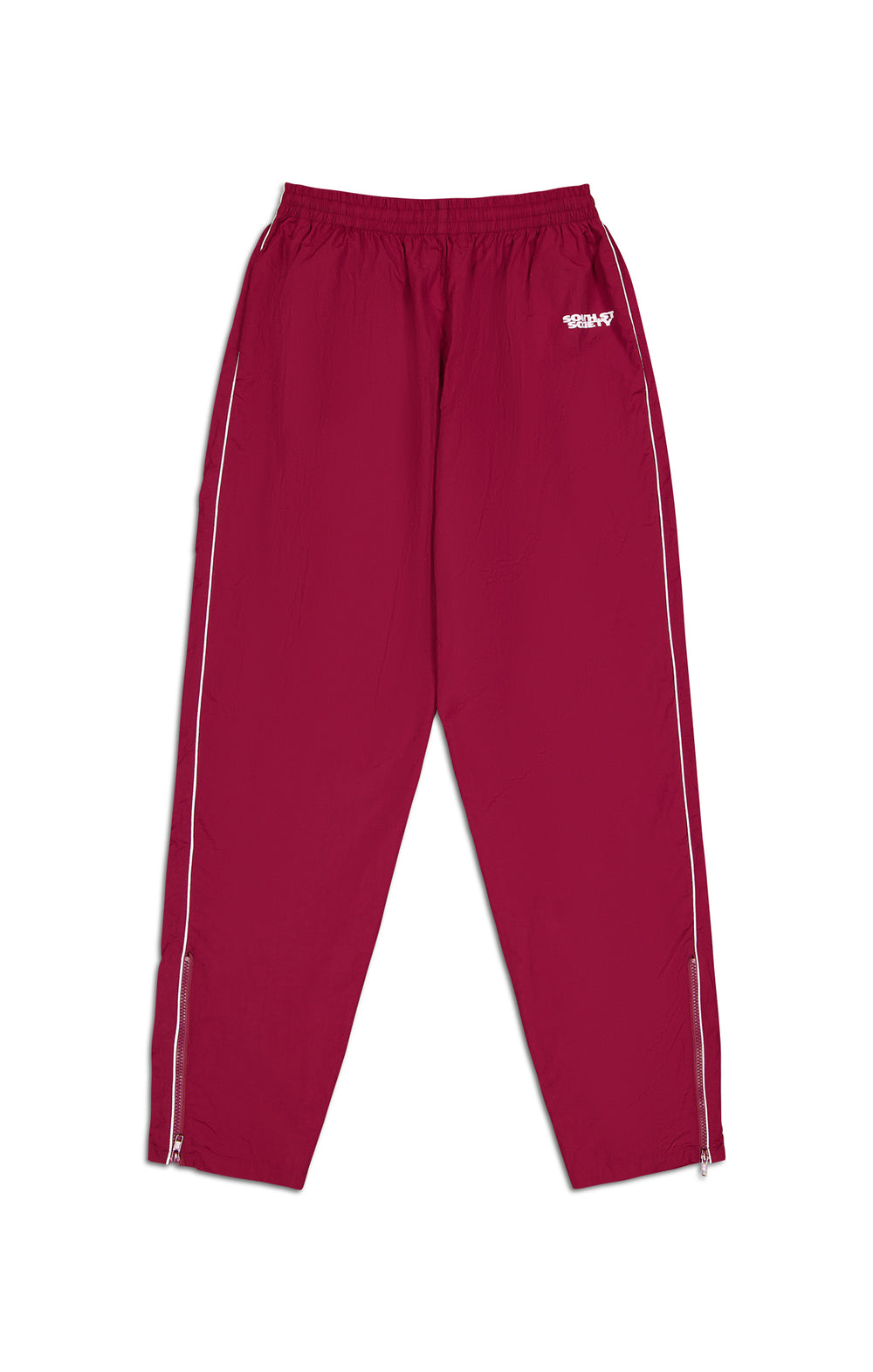 SOCIETY TRACK PANTS - Wine