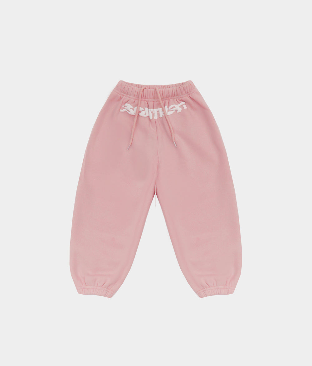 MINI DISTORT SWEATPANTS - Pink