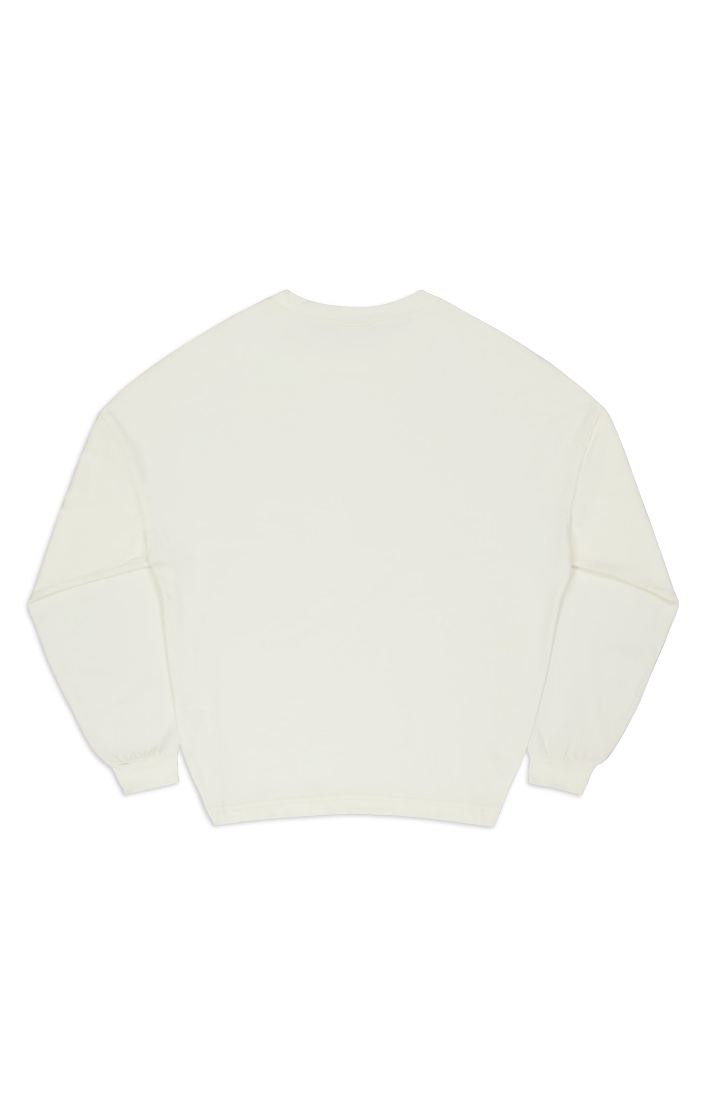 MANNERS LONG SLEEVE TEE - White/Brown