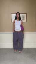 SST CUFFED SWEATPANTS - Washed Navy Grey