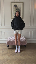 FORM HOODY - Washed Black