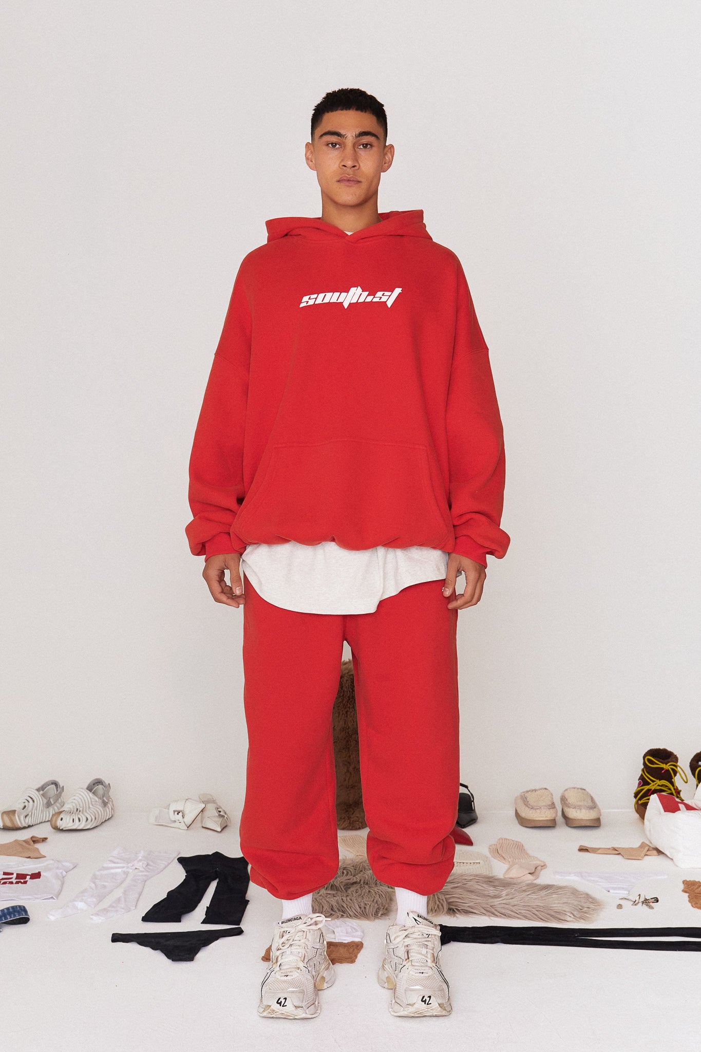 MARS HOODY - Red