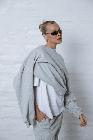 HYBRID UNISEX SWEATSHIRT - Grey