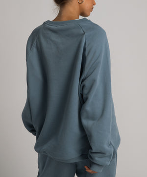 CASSANDRA X SOUTHST SOFA SWEATSHIRT - Blue