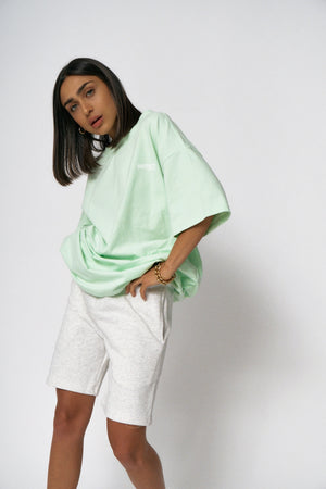 COOL&KIND TEE - Pastel lime green