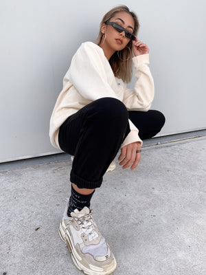 NO PLANS SWEATPANTS - Black
