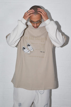 "LIMITED EDITION" TEE - Washed beige