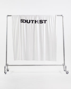 "RESERVED" BEACH TOWEL - White